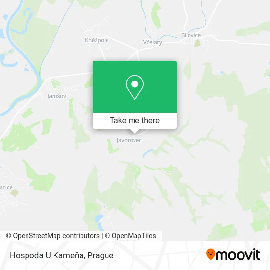 Карта Hospoda U Kameňa