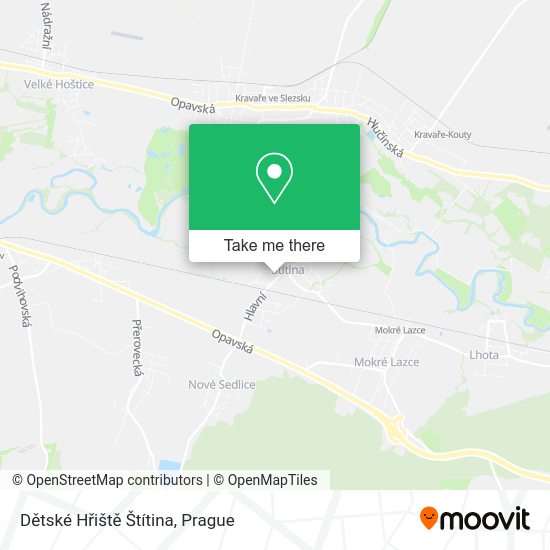 Dětské Hřiště Štítina map