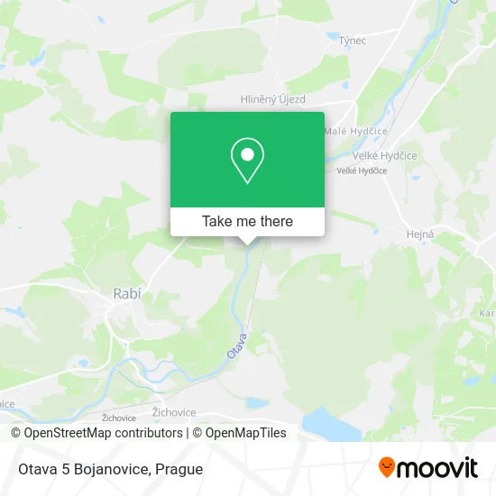 Карта Otava 5 Bojanovice