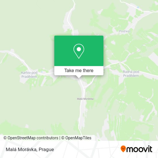 Карта Malá Morávka