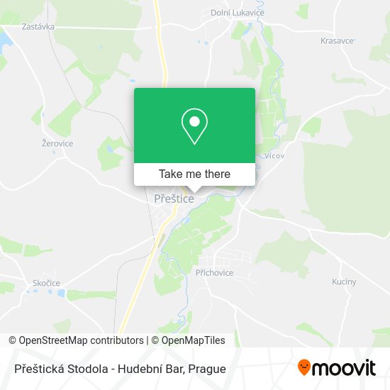 Přeštická Stodola - Hudební Bar map