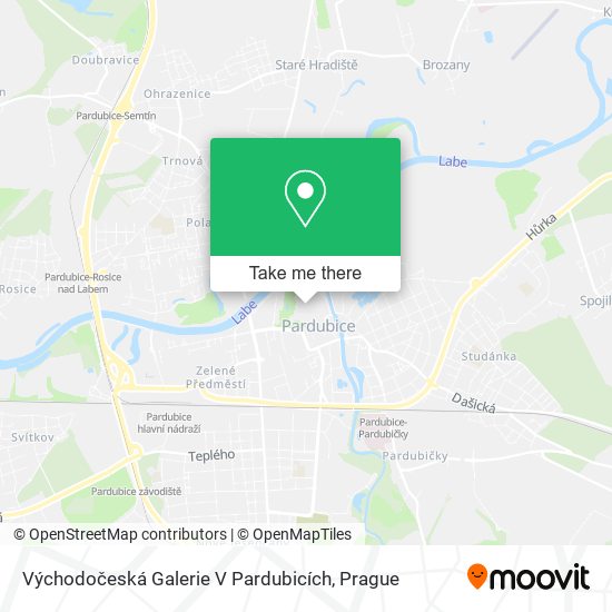 Východočeská Galerie V Pardubicích map