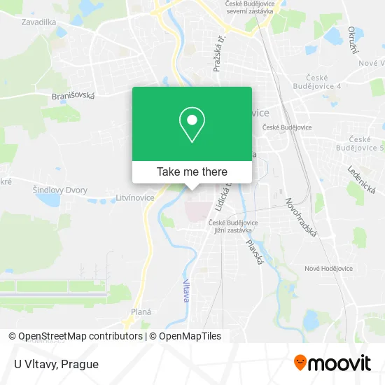 Карта U Vltavy