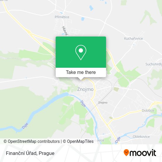Finanční Úřad map