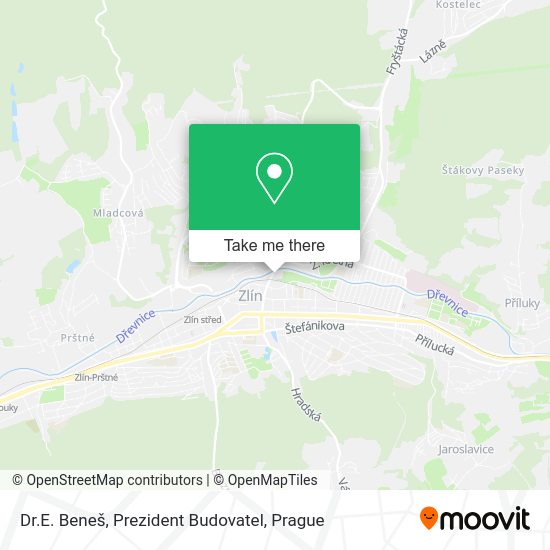 Dr.E. Beneš, Prezident Budovatel map