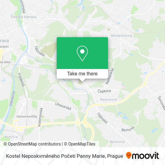Kostel Neposkvrněného Početí Panny Marie map