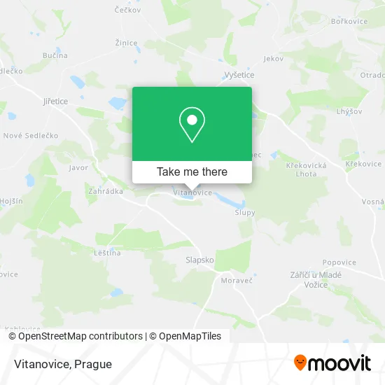Карта Vitanovice