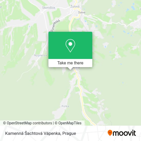 Kamenná Šachtová Vápenka map