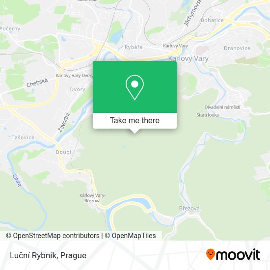 Luční Rybník map