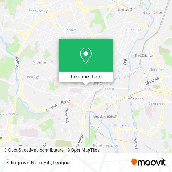 Šilingrovo Náměstí map