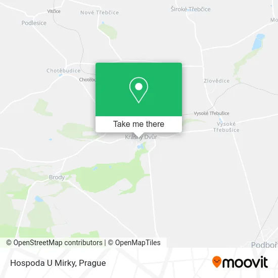 Карта Hospoda U Mirky