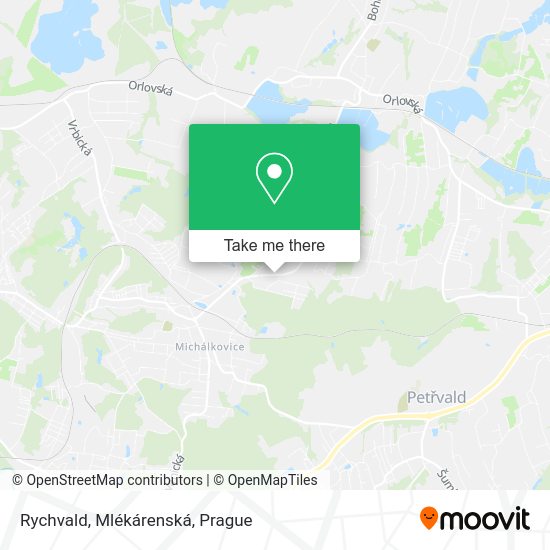 Rychvald, Mlékárenská map