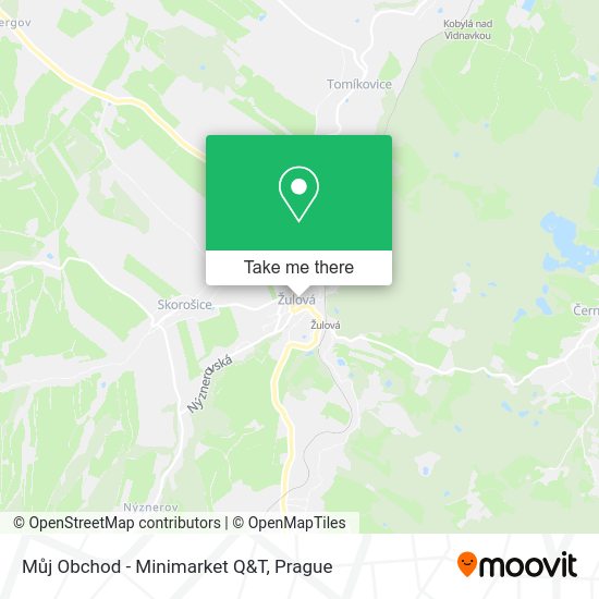 Můj Obchod - Minimarket Q&T map