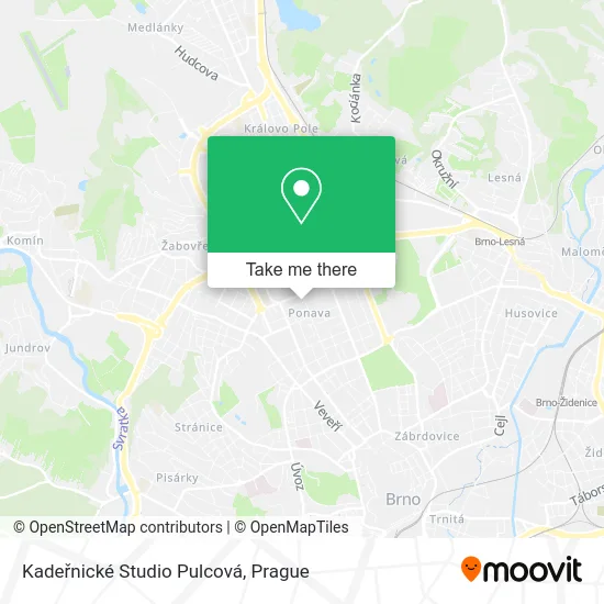Карта Kadeřnické Studio Pulcová