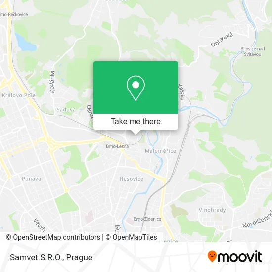 Карта Samvet S.R.O.