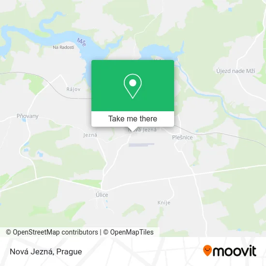 Карта Nová Jezná