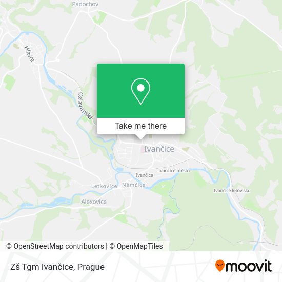 Карта Zš Tgm Ivančice