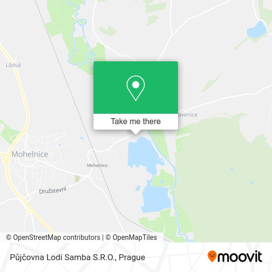Půjčovna Lodí Samba S.R.O. map