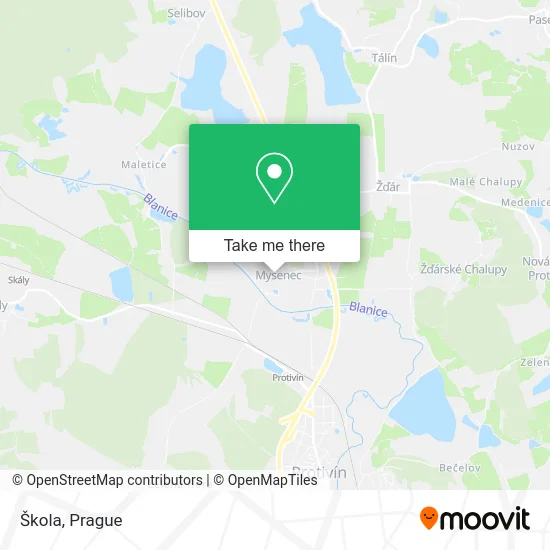 Карта Škola