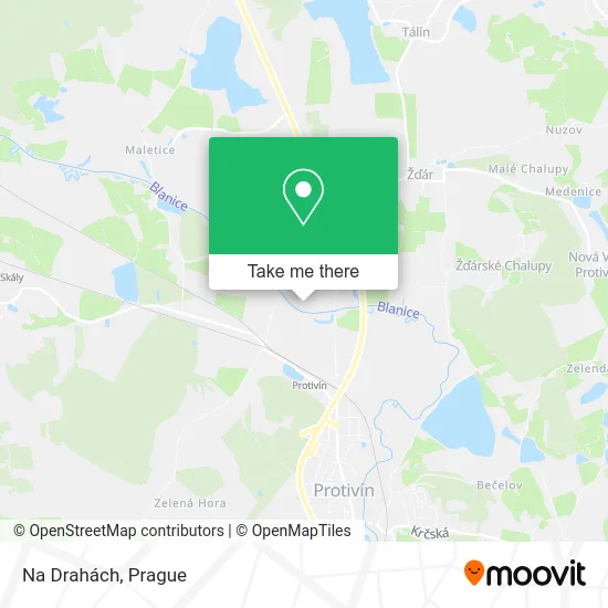 Карта Na Drahách