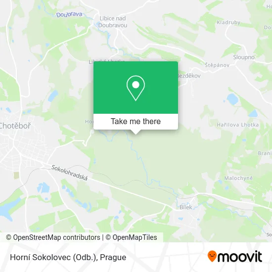 Карта Horní Sokolovec (Odb.)