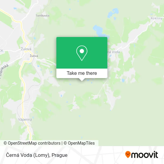 Карта Černá Voda (Lomy)