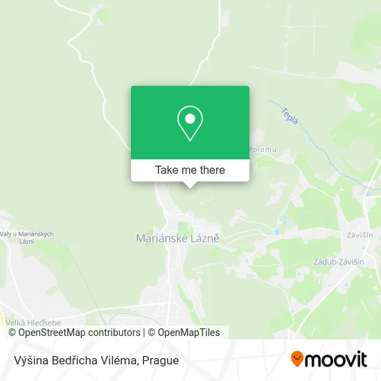 Карта Výšina Bedřicha Viléma