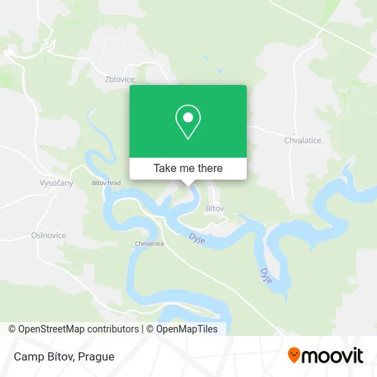 Карта Camp Bítov