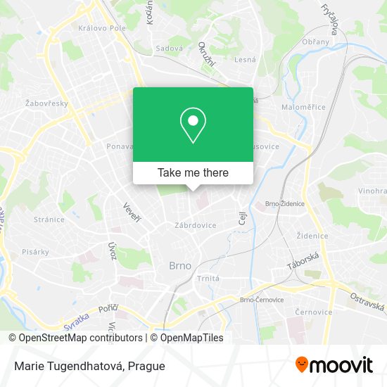 Marie Tugendhatová map