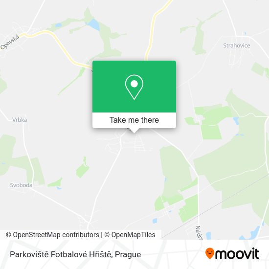 Parkoviště Fotbalové Hřiště map