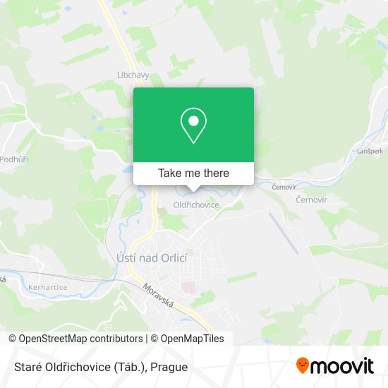 Staré Oldřichovice (Táb.) map