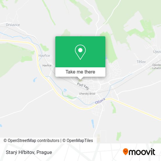 Starý Hřbitov map