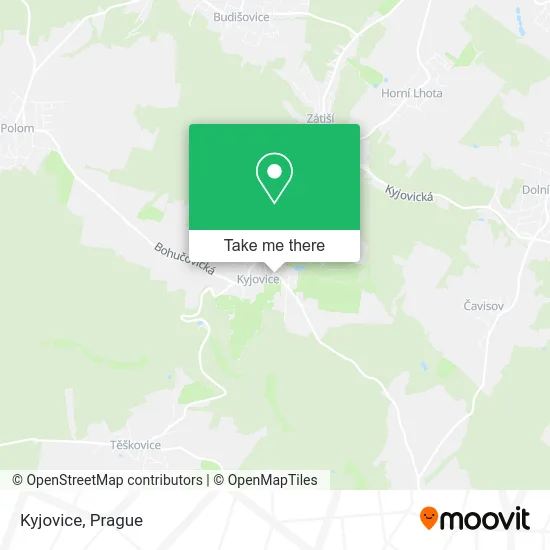 Карта Kyjovice