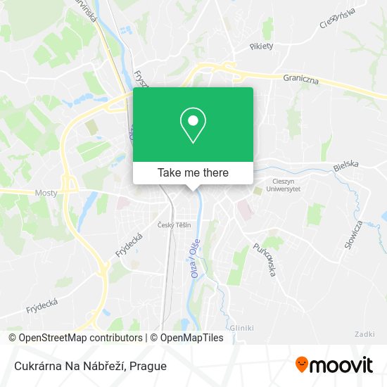 Cukrárna Na Nábřeží map
