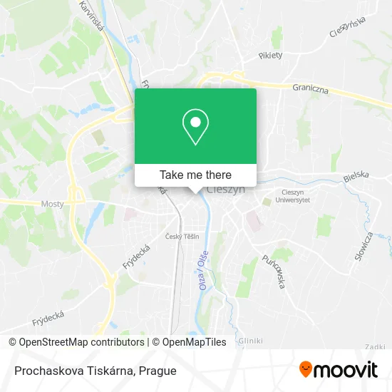 Карта Prochaskova Tiskárna