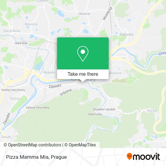 Pizza Mamma Mia map