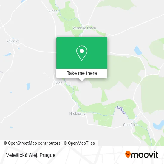 Карта Velešická Alej