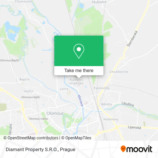 Карта Diamant Property S.R.O.