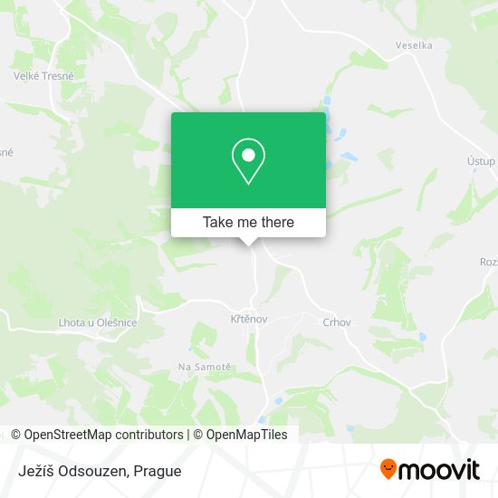 Ježíš Odsouzen map