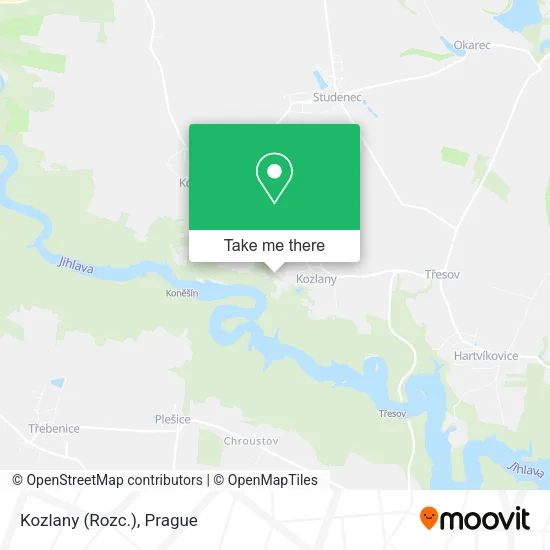 Карта Kozlany (Rozc.)