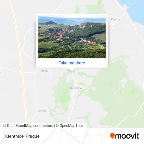 Карта Klentnice