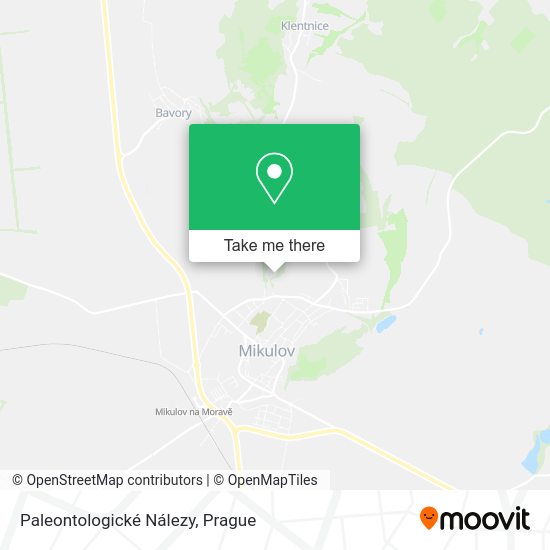 Paleontologické Nálezy map