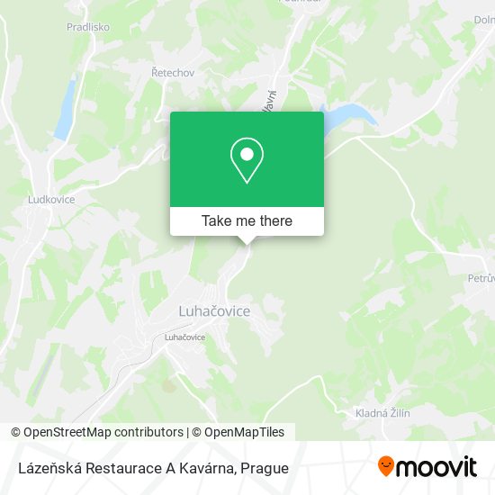 Lázeňská Restaurace A Kavárna map