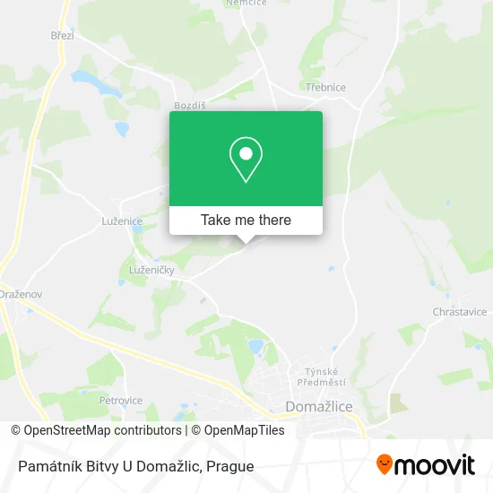 Карта Památník Bitvy U Domažlic