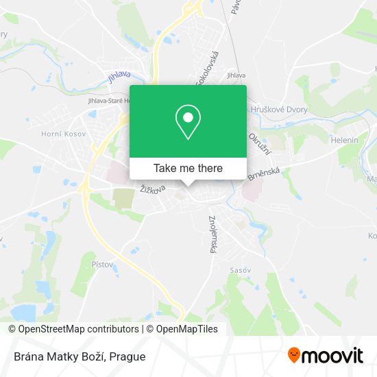 Brána Matky Boží map