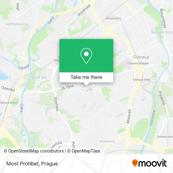 Карта Most Protibet