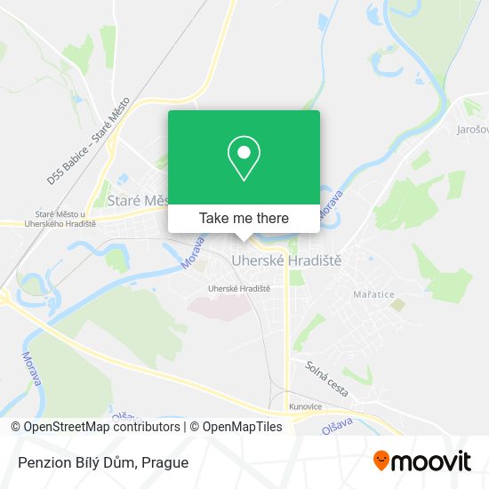 Penzion Bílý Dům map