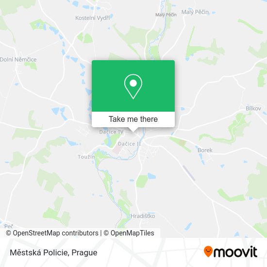 Městská Policie map