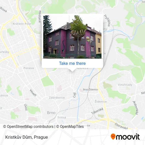 Карта Kristkův Dům