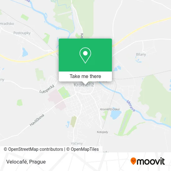 Карта Velocafé